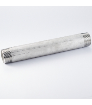 PIPE NIPPLE (SMLS., SS304) : 1" x 12 " NPT (SCH. 40S)